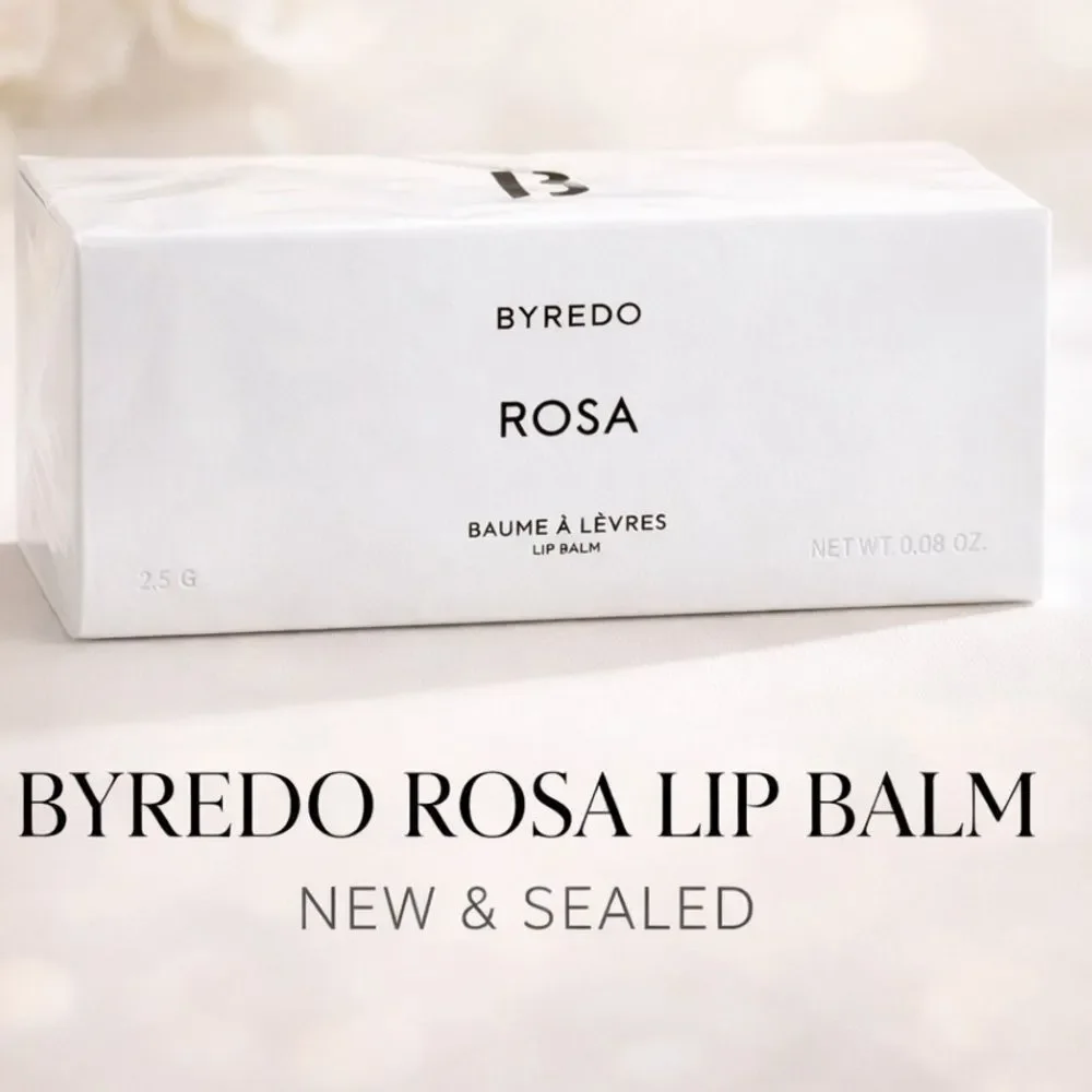 Byredo Rosa (Neutral Blush Pink) Lip Balm 2.5g | New Sealed Luxury Lip Care